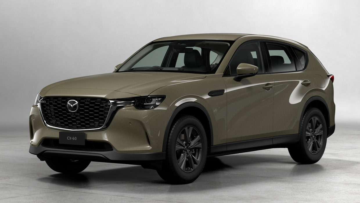 2025 4 cyl Mazda CX 60 front 3 4