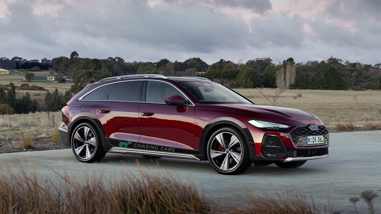 2025 Audi A5 Allroad speculative render front 3 4