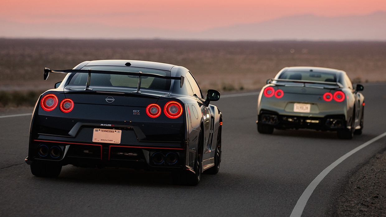 2025 GTR end of production driving rear
