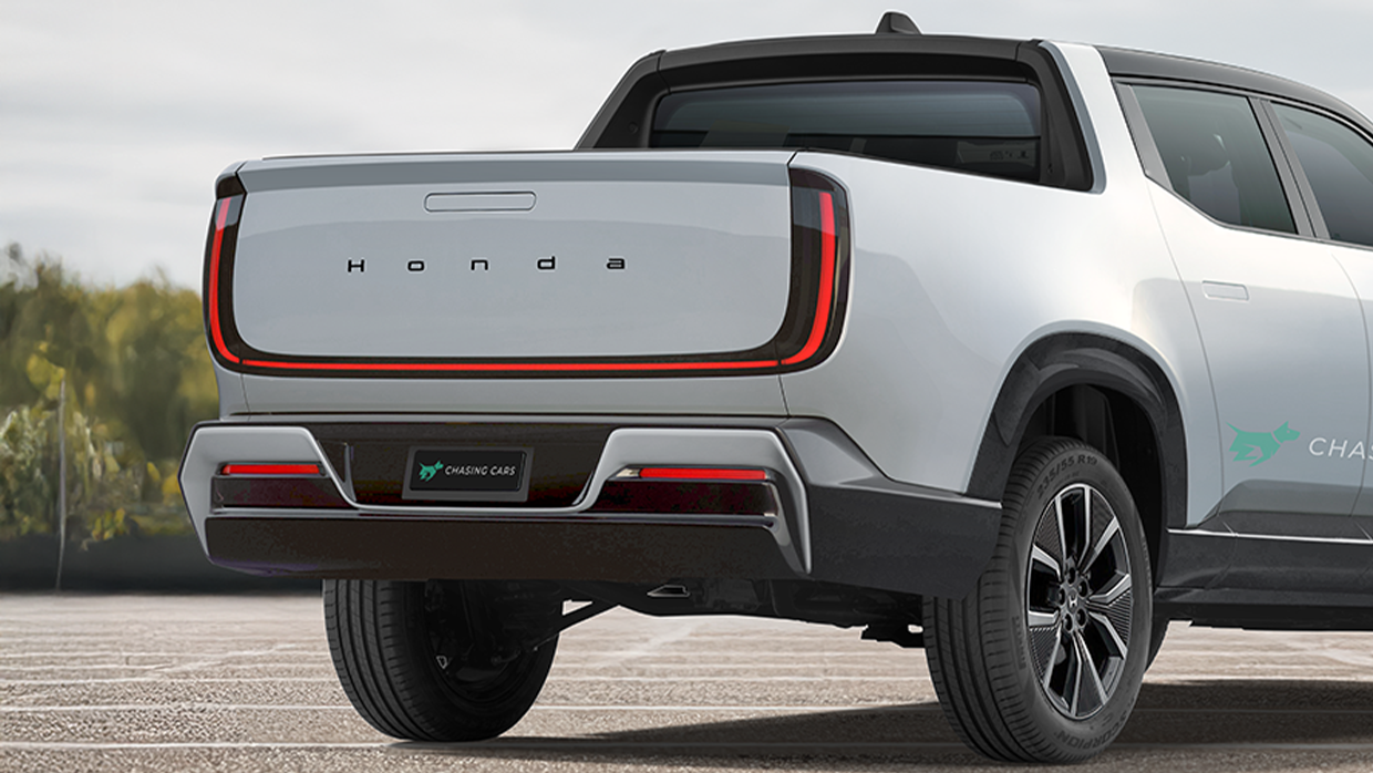 2025 Honda Ute render rear 3 4 close