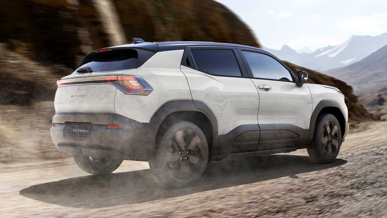 2025 Suzuki eVitara rear 3 4