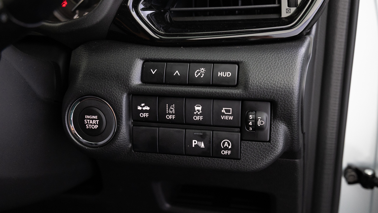 Suzuki Fronx hybrid 2025 interior buttons