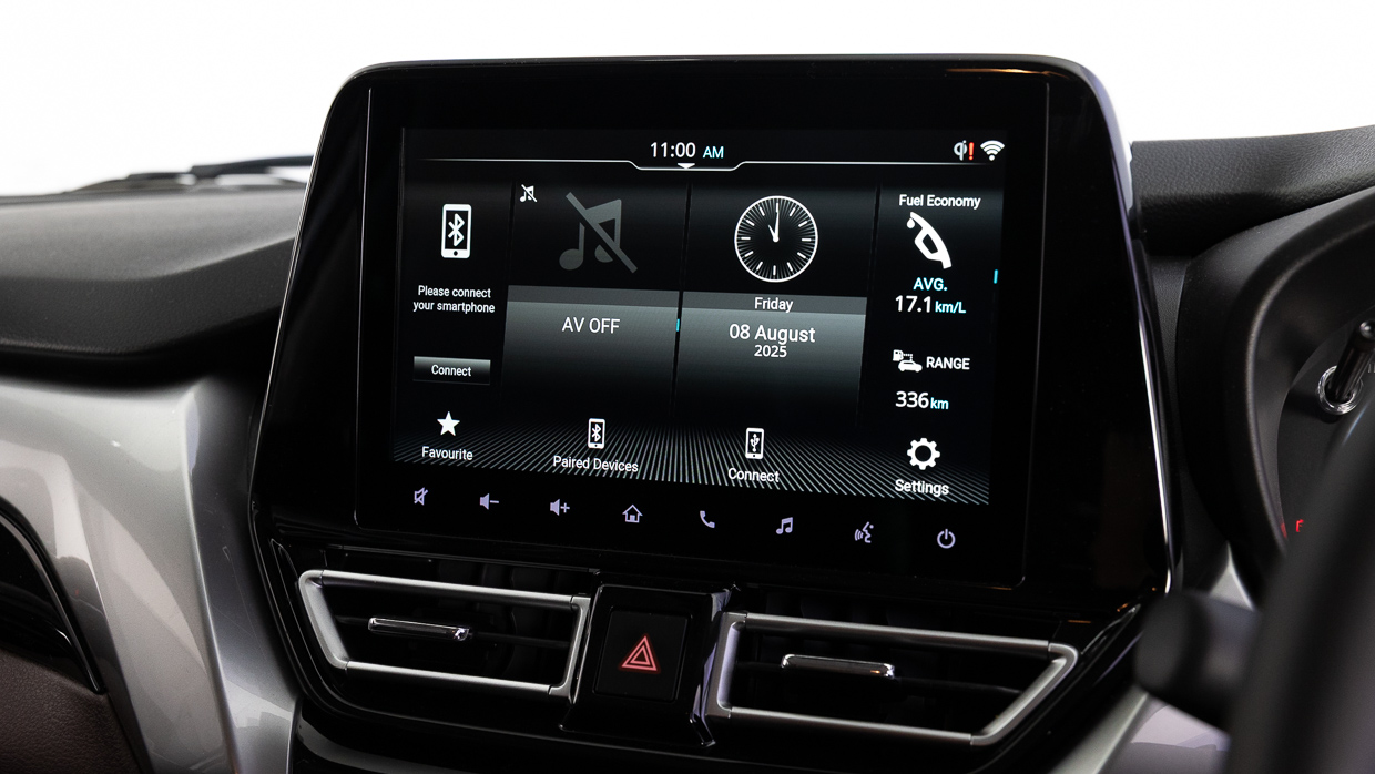 Suzuki Fronx hybrid 2025 interior screen