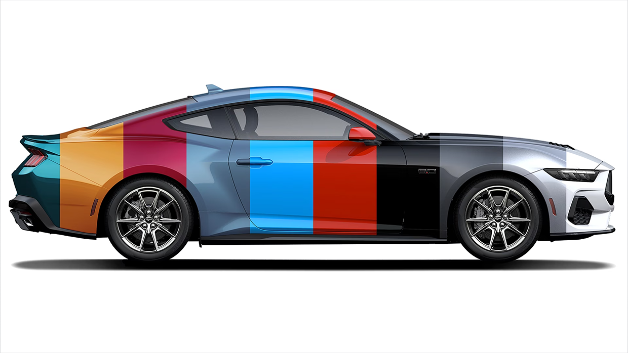 2026 Ford Mustang colour spectrum
