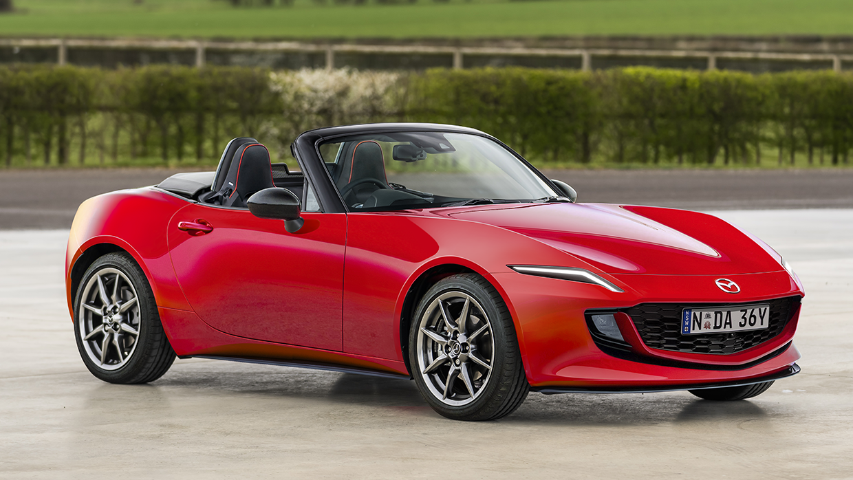 2026 Mazda NE MX 5 render front 3 4