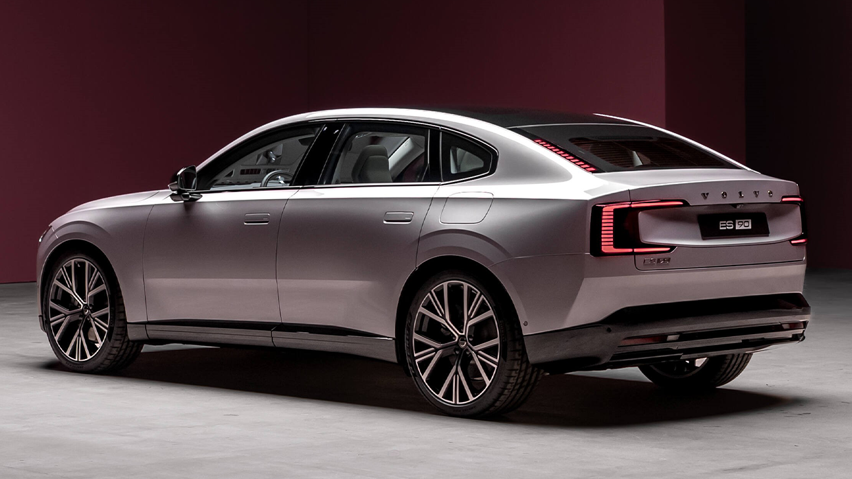 2026 Volvo ES90 rear 3 4