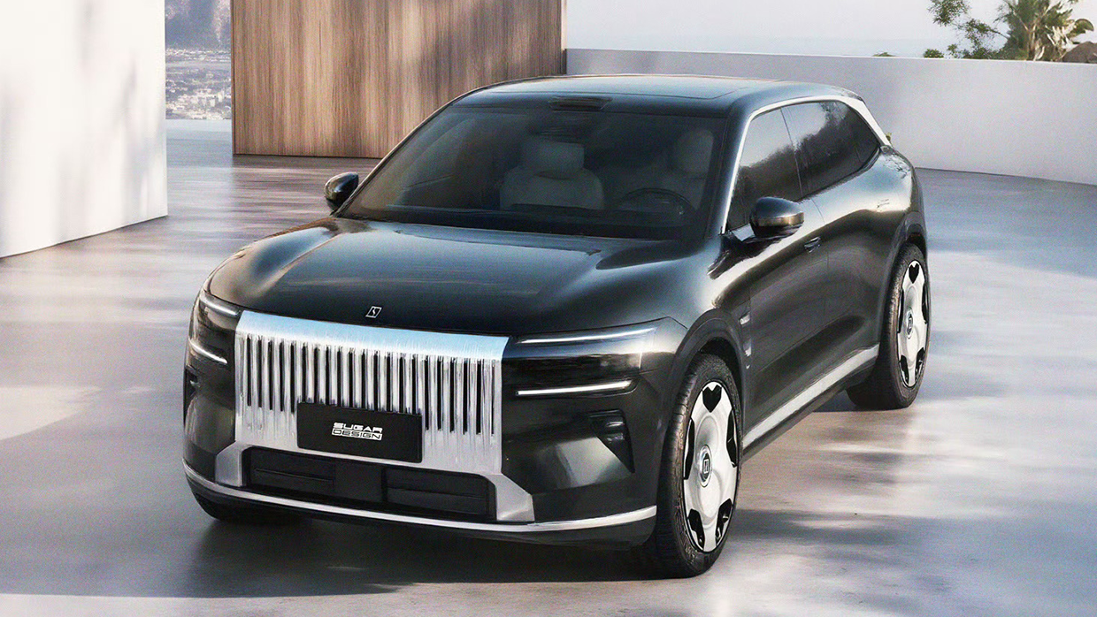 2026 Zeekr 8X render front 3 4