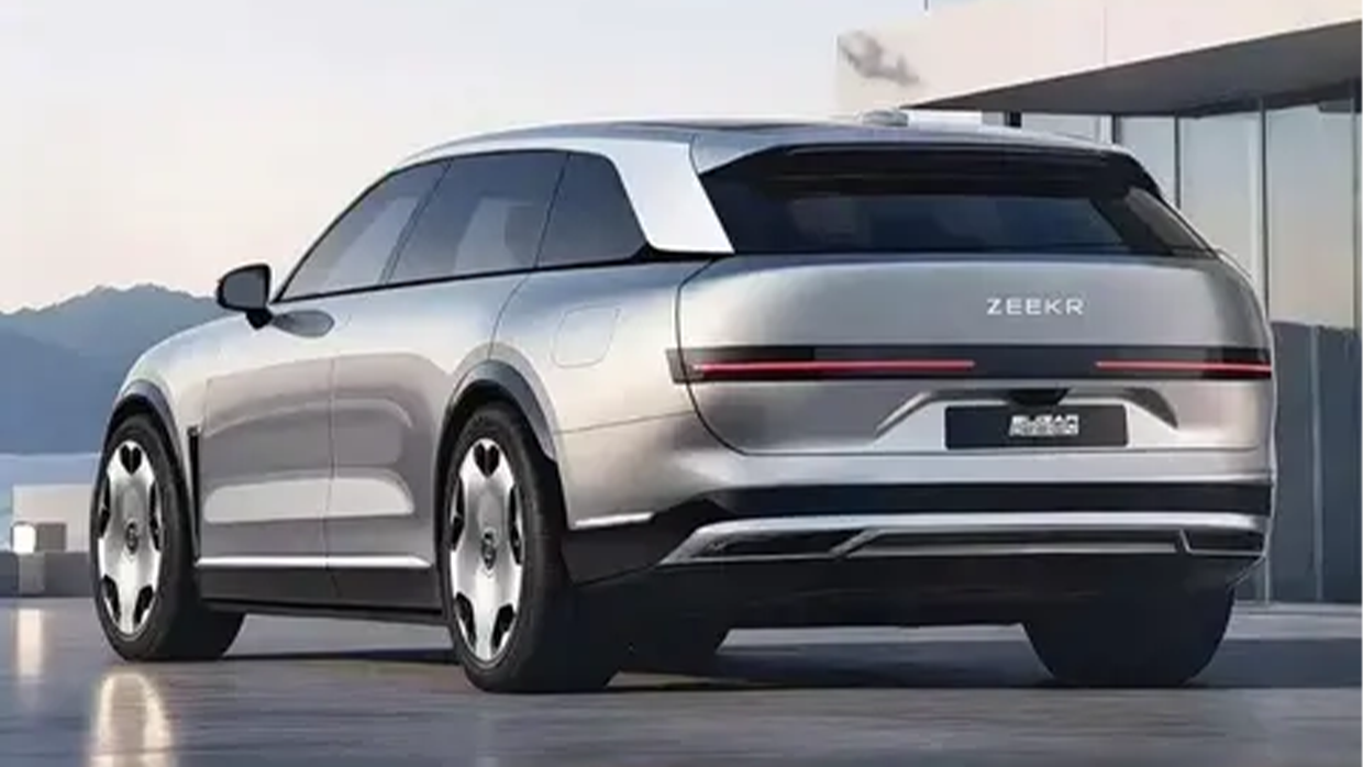 2026 Zeekr 8X render rear 3 4