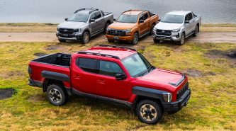 <strong>Kia Tasman vs Ford Ranger vs Toyota Hilux vs Mitsubishi Triton 2025 dual-cab comparison review</strong>