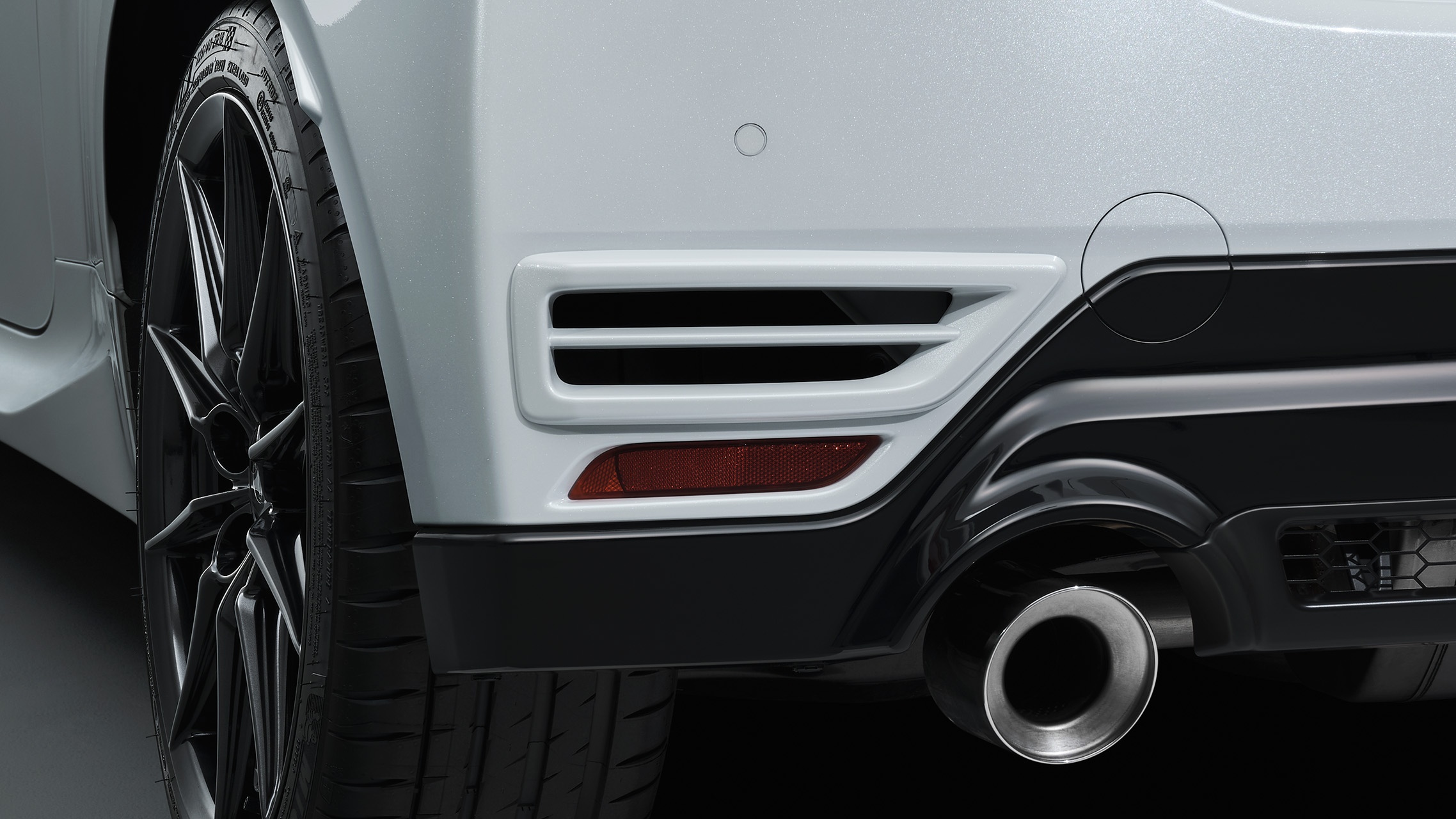 2025 GR Yaris Aero bumper vents rear