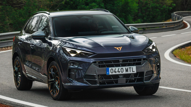 2026 Cupra Terramar VZe PHEV front 3 4 driving 1