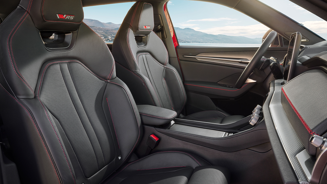 2026 Skoda Kodiaq RS interior front seats