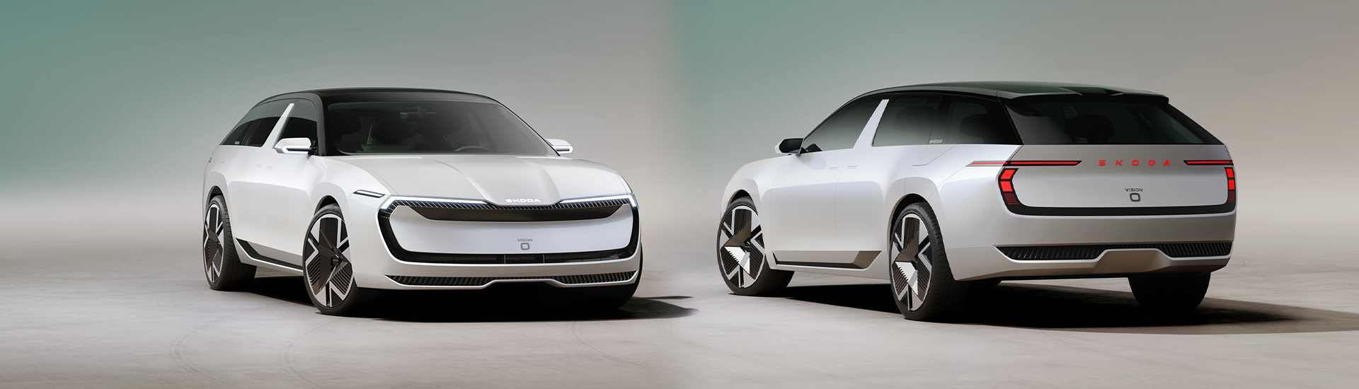 Electric Skoda Octavia wagon previewed by radical Vision O concept