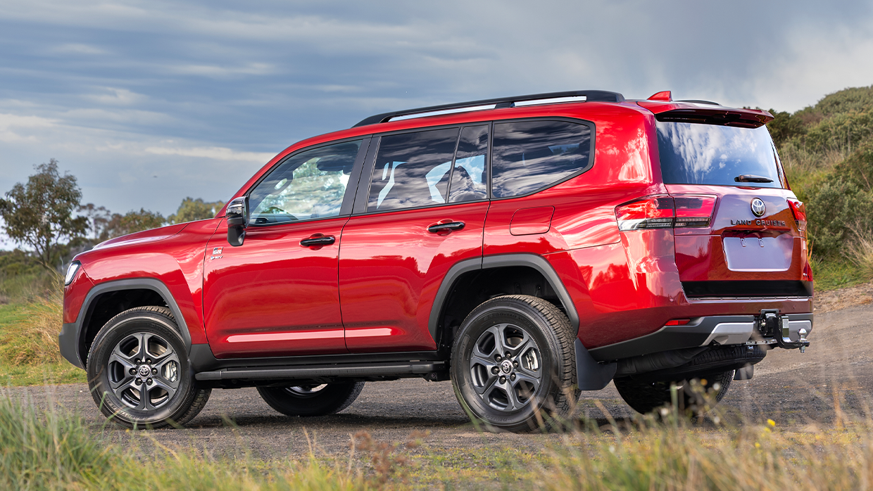 2026 Toyota Landcruiser 300 hybrid rear 3 4