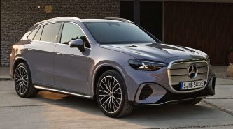 Mercedes-Benz GLC EV revealed as arch-rival to new BMW iX3—and there’s no missing the grille!