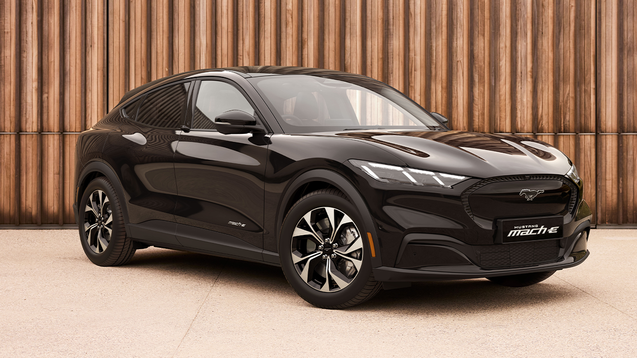2025 Ford Mustang Mach E front 3 4 static