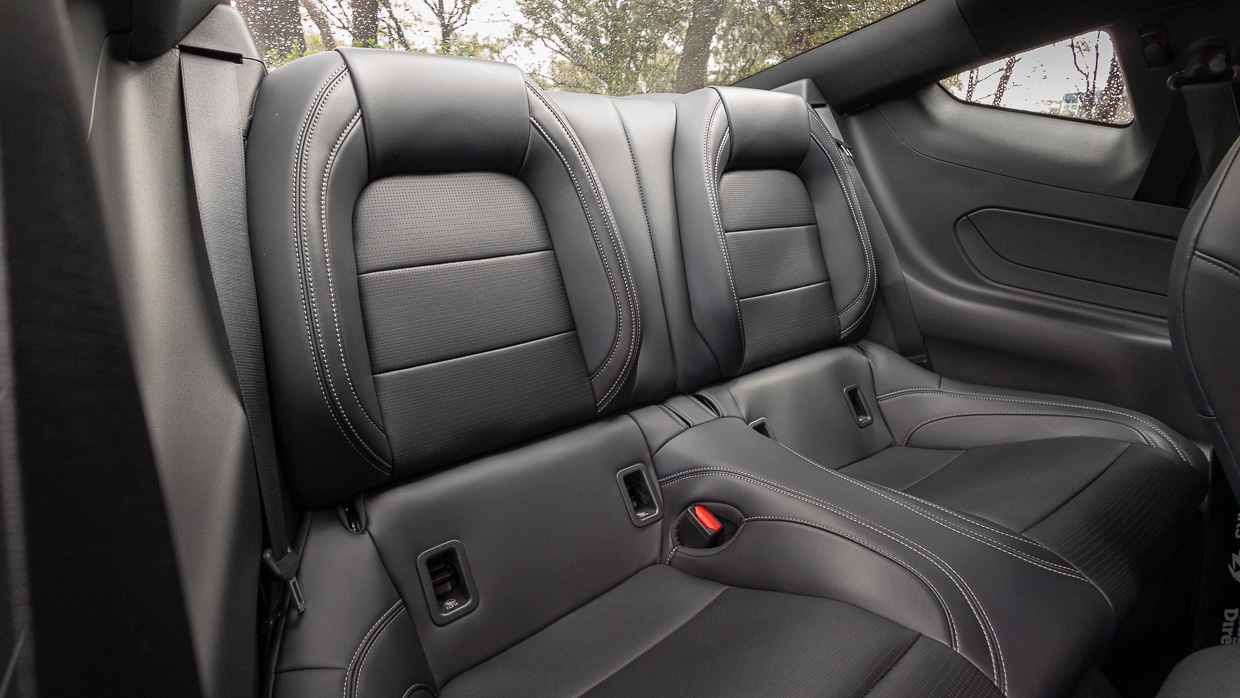 Ford Mustang GT 2025 interior back seat