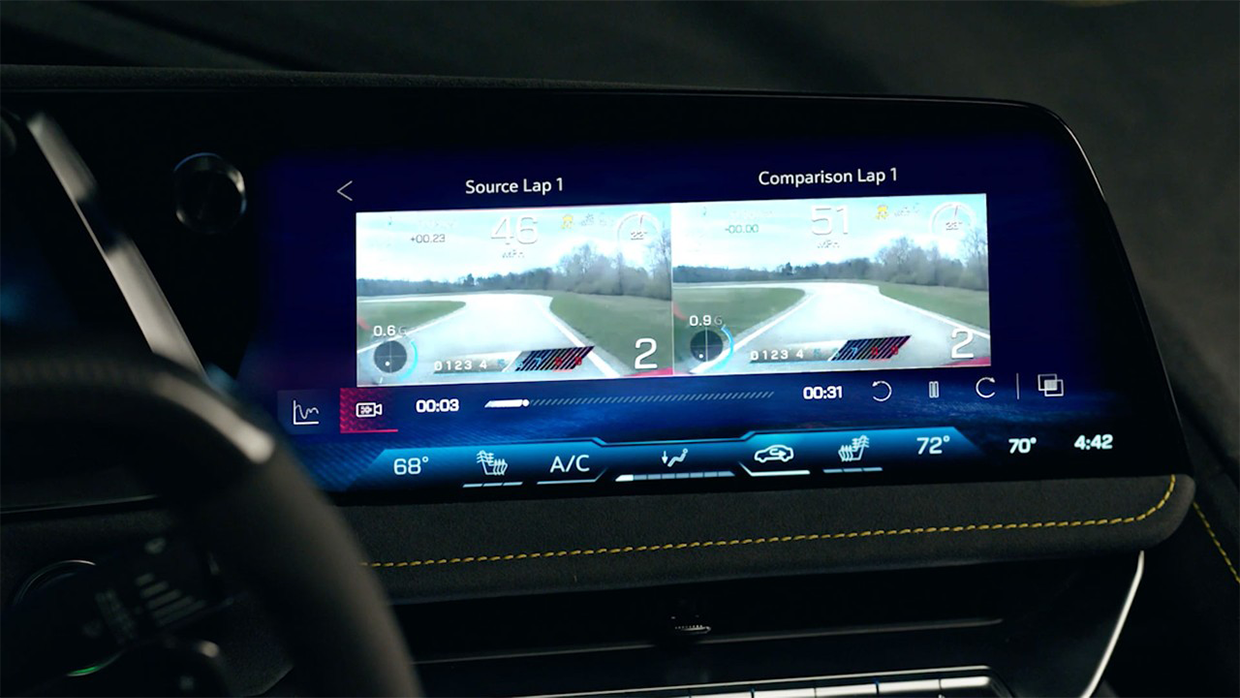 2026 Chevrolet Corvette interior screen 2