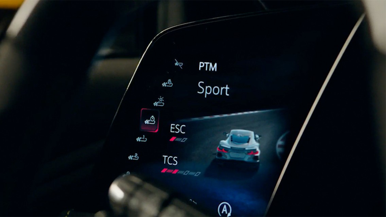 2026 Chevrolet Corvette interior screen