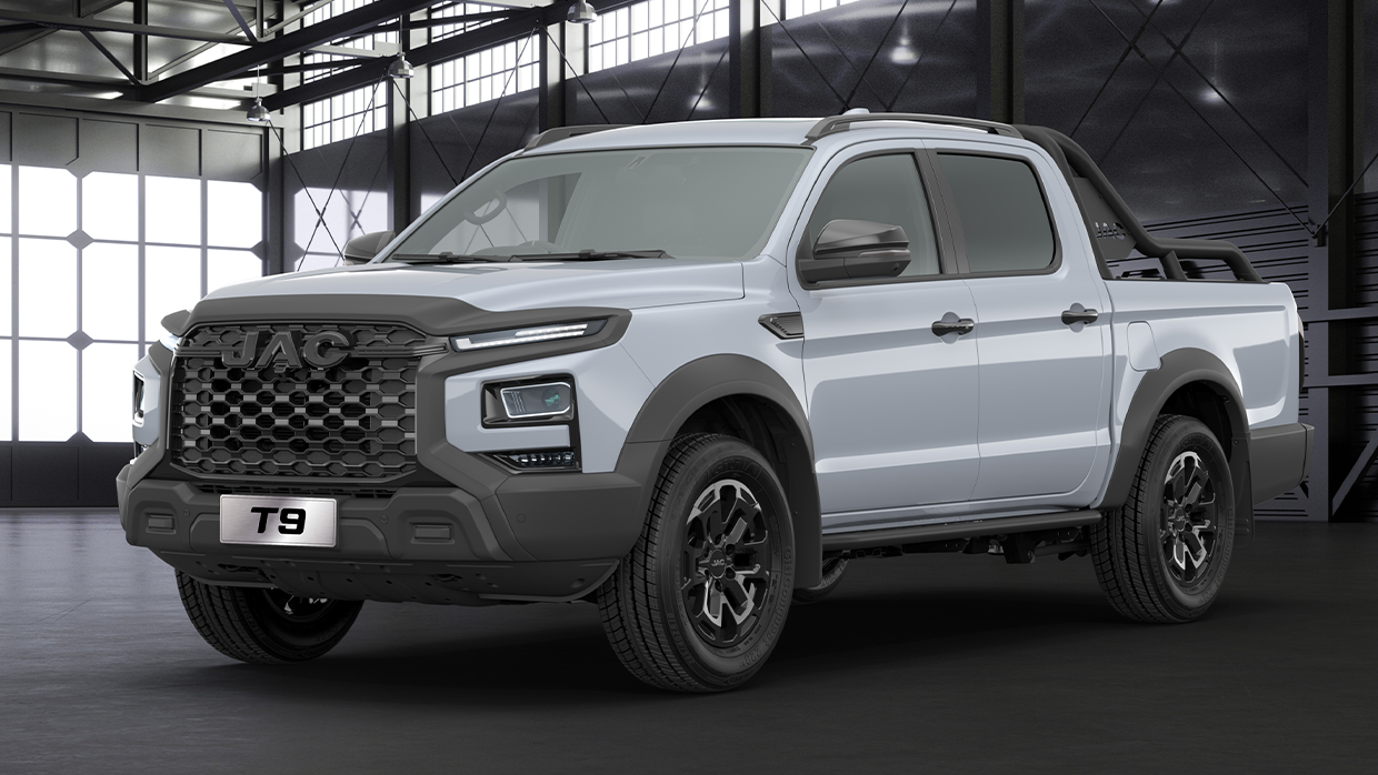 2026 Jac T9 dual cab front 3 4