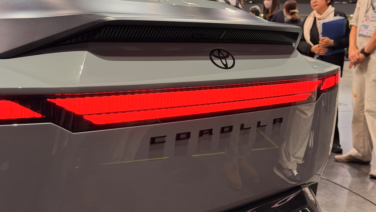 Next Toyota Corolla likely to offer EV, PHEV and hybrid engine options 17 2026 Toyota Corolla Concept JMSr rear close
