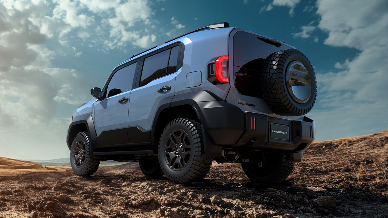 2026 Toyota FJ Cruiser rear 3 4 alt