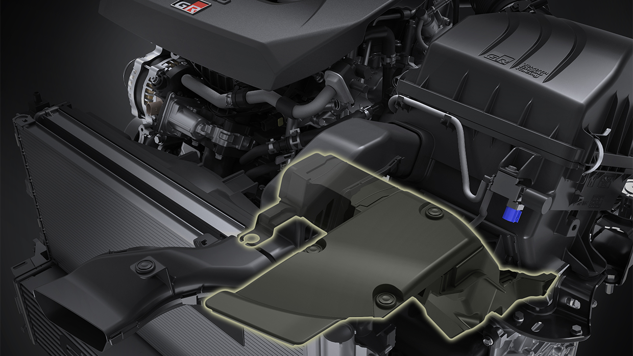 2026 Toyota GR Corolla intake flap