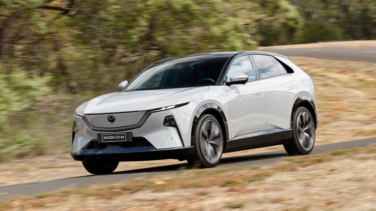 ‘Mid-$50,000’ price teased for electric Mazda CX-6e, could undercut Tesla Model Y