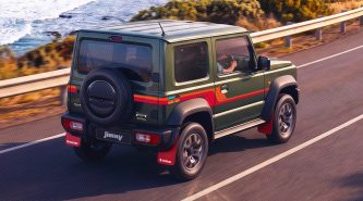 <strong>Suzuki Jimny Heritage 2027: red mudflaps, stripes and vibes for auto-only limited edition off-roader</strong>